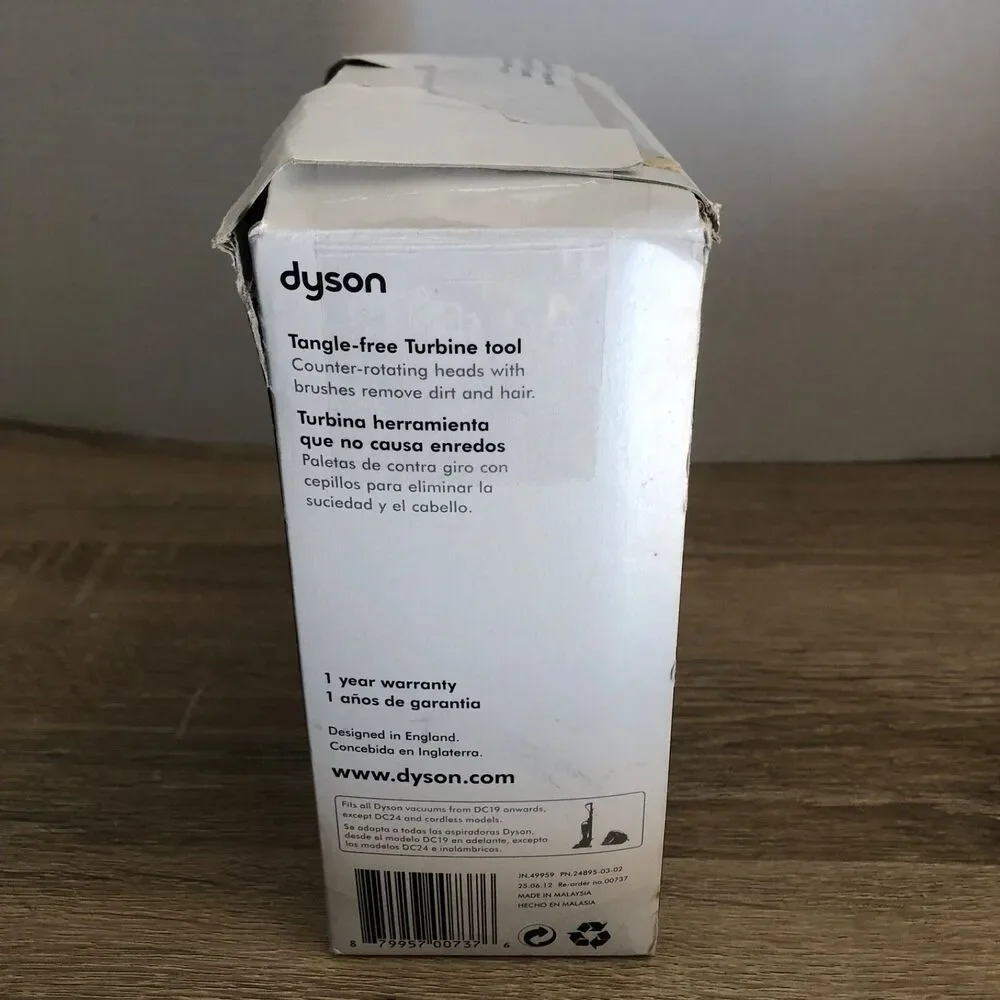 Genuine Dyson Tangle Free Turbine Tool Brush Attachment Part 925067-06